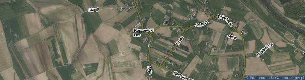 Zdjęcie satelitarne Kochanowskiego Jana ul.